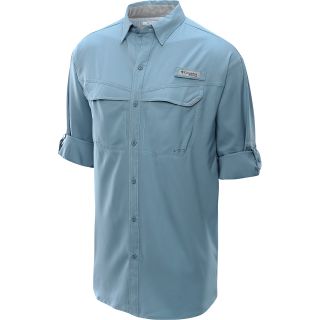 COLUMBIA Mens Low Drag Offshore Long Sleeve Fishing Shirt   Size 2xl, Blue