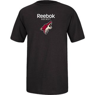REEBOK Mens Phoenix Coyotes Center Ice Authentic Short Sleeve T Shirt   Size