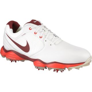NIKE Mens Lunar Control Golf Shoes   Size 14, White/red