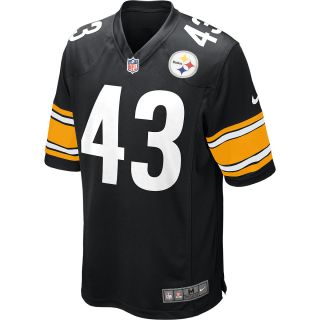 NIKE Mens Pittsburgh Steelers Troy Polamalu Game Team Color Jersey   Size Xl,