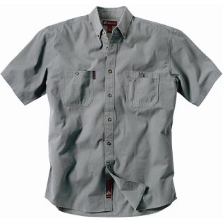 Dri Duck Brick Short Sleeve Button Down Shirt Mens   Size XXL/2XL, Cactus