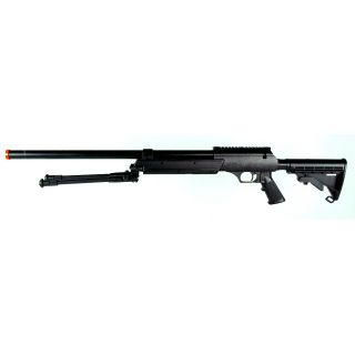 TSD Tactical Airsoft Bolt Action Sniper Rifle   Choose Color, Black (SD98BK)