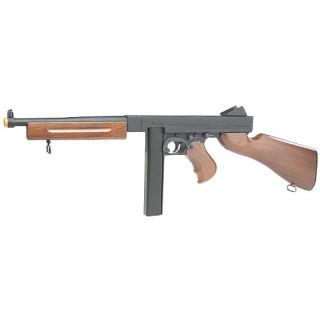 Thompson M1A1 Eco Line AEG with Stick Mag, Black/brown (43904)