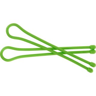 NITE IZE Gear Tie Reusable 18 inch Rubber Twist Ties   2 Pack   Size 18, Lime