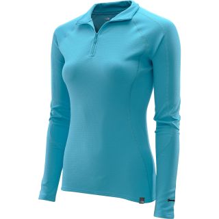 THE NORTH FACE Womens Warm 1/2 Zip Top   Size XS/Extra Small, Turquoise