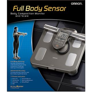 Omron HBF 514C Full Body Sensor Body Composition Monitor with Scale, 7 Fitness
