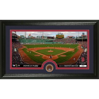 The Highland Mint Boston Red Sox Infield Dirt Coin Panoramic Photo Mint