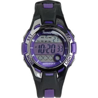 ARMITRON Womens 45/7030 Chronograph Digital Sport Watch, Black/purple