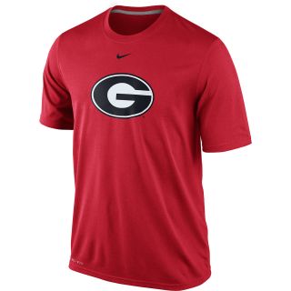 NIKE Mens Georgia Bulldogs Dri FIT Logo Legend Short Sleeve T Shirt   Size Xl,