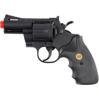 TSD Airsoft 2.5 Barrel Revolver   Choose Color, Black/silver (UG142BR)