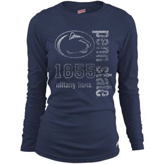 MJ Soffe Girls Penn State Nittany Lions Long Sleeve T Shirt   Navy   Size