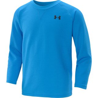 UNDER ARMOUR Boys Solid Long Sleeve Shirt   Size 5, Snorkel