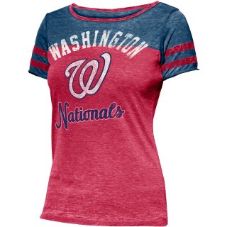 Touch By Alyssa Milano Womens Washington Nationals Morgan Short Sleeve T Shirt