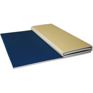 AAI EZ Fold Tumbling Mat   6 Foot x 8 Foot x 1 3/8 Inches, Blue (416 768)