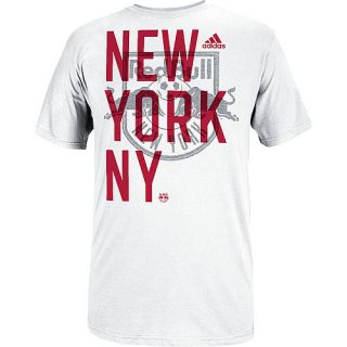 adidas Mens New York Red Bulls Bleed Through Short Sleeve T Shirt   Size