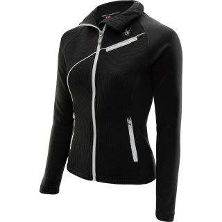 SPYDER Womens Essential Core Sweater   Size Xl, Black/white/white