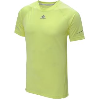 adidas Mens Climacool Run Short Sleeve T Shirt   Size 2xl, Glow