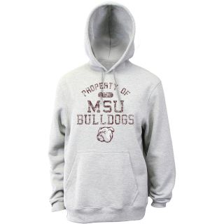Classic Mens Mississippi State Bulldogs Hooded Sweatshirt   Oxford   Size