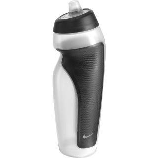 NIKE Sport Water Bottle   Size 20oz, Clear/black