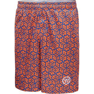WARRIOR Mens Paul Rabil Lacrosse Shorts   Size Medium, Blue/orange