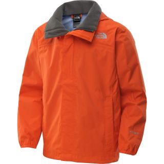 THE NORTH FACE Boys Resolve Rain Jacket   Size Large, Red Orange