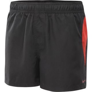 NIKE Mens Racer 4 Volley Shorts   Size 2xl, Black/red