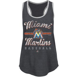 MAJESTIC ATHLETIC Womens Miami Marlins Authentic Tradition Tank Top   Size Xl,