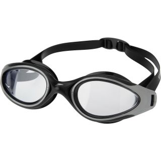 SPEEDO Hydrostream Goggles   Size Reg, Black/grey