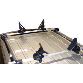 Malone Saddle Up Pro Universal Car Rack Kayak Carrier (set of 4) with Bow &
