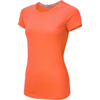 NIKE Womens Challenger Short Sleeve Running T Shirt   Size Medium, Turf