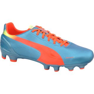 PUMA Mens evoSPEED 3.2 FG Soccer Cleats   Size 11, Blue/orange