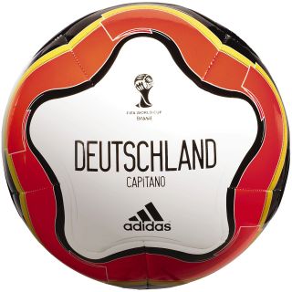 adidas Official 2014 Germany Capitano Soccer Ball, Black