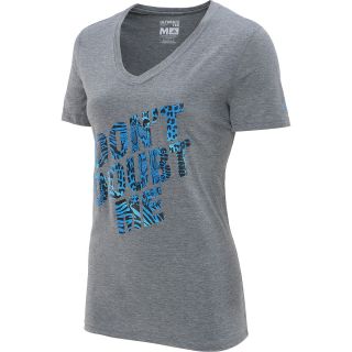adidas Womens Dont Doubt Me Short Sleeve T Shirt   Size Small, Dk.grey