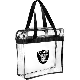 FOREVER COLLECTIBLES Oakland Raiders Clear Messenger Bag, Clear