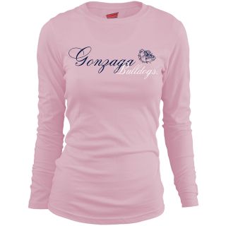 MJ Soffe Girls Gonzaga Bulldogs Long Sleeve T Shirt   Soft Pink   Size Small,