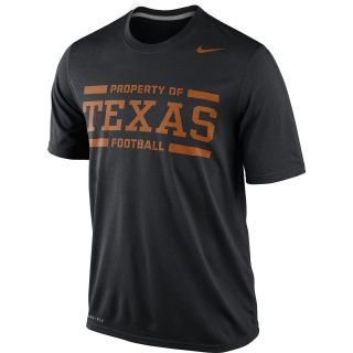 NIKE Mens Texas Longhorns Practice Legend Short Sleeve T Shirt   Size Medium,