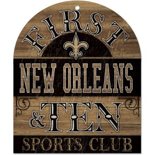 Wincraft New Orleans Saints 10X11 Club Wood Sign (91165010)