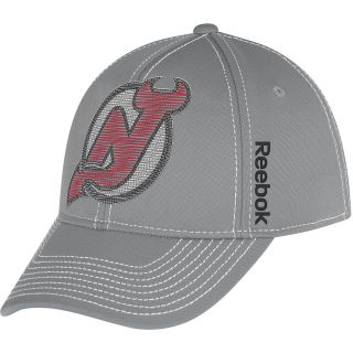 REEBOK Mens New Jersey Devils Center Ice Second Season Flex Fit Cap   Size