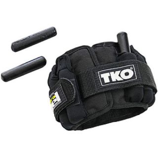 TKO 5 lb Adjustable Ankle Weights (205AWP BK)