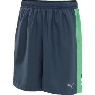 PUMA Mens PE Running 7 Baggy Shorts   Size Xl, Ombre Blue