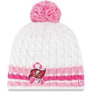 NEW ERA Womens Tampa Bay Buccaneers Breast Cancer Awareness Knit Hat, Pink