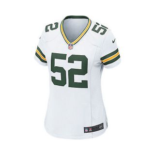NIKE Womens Green Bay Packers Clay Matthews Game White Color Jersey   Size