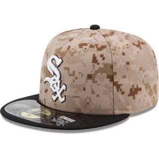 NEW ERA Mens Chicago White Sox Memorial Day 2014 Camo 59FIFTY Fitted Cap  