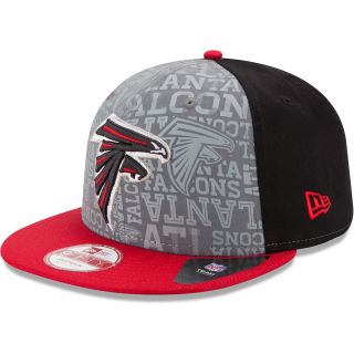 NEW ERA Mens Atlanta Falcons Reflective Draft 9FIFTY One Size Fits All Cap,