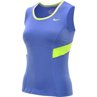 NIKE Womens Border Tennis Tank Top   Size XS/Extra Small, Violet/volt
