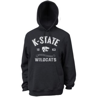 Classic Mens Kansas State Wildcats Hooded Sweatshirt   Black   Size Small,