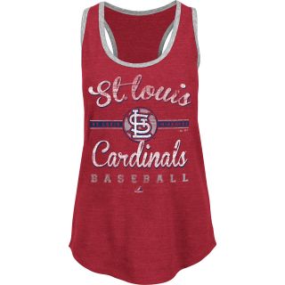 MAJESTIC ATHLETIC Womens St. Louis Cardinals Authentic Tradition Tank Top  