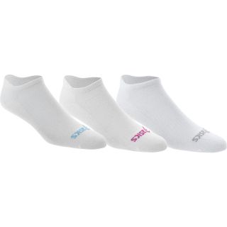 ASICS Womens XLT Low Cut Socks   3 Pack   Size Medium, White/assorted