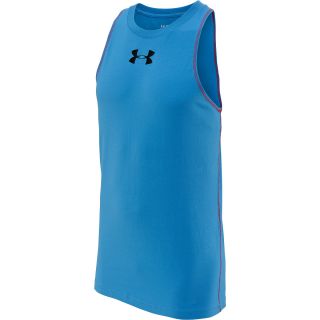 UNDER ARMOUR Mens Jus Sayin Tank Top   Size 2xl, Electric Blue/red