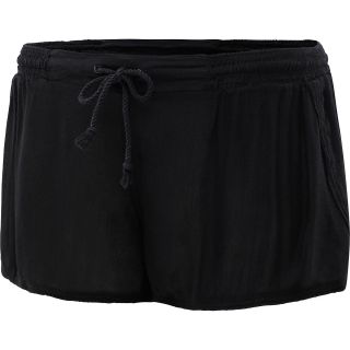 HURLEY Womens Beachrider Tie Shorts   Size Large, Black